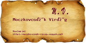 Moczkovcsák Virág névjegykártya